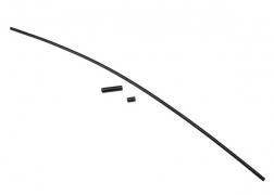 Antenna, tube (1)/ vinyl antenna cap (1)/ wire retainer (1) Black