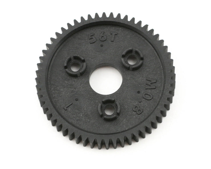 Spur gear, 56-tooth (0.8 metric pitch, compatible with 32-pitch)