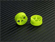 PN Racing Machine Cut 5 Spoke Rear Wheel R0 Yellow (1 pair) 2WD