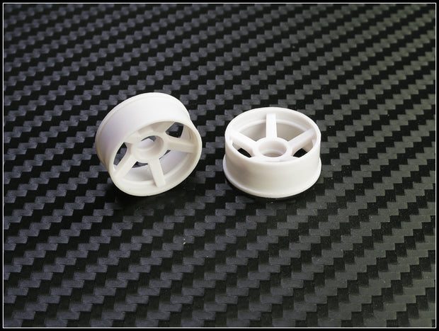 PN Racing Machine Cut 5 Spoke Rear Wheels R1 (1 pair) 2WD