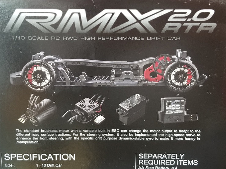 MST RMX 2.0 2WD Brushless RTR Drift Car w/Body R34 GT-R (Blue)