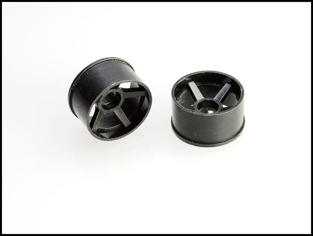 PN Racing Machine Cut 5 Spoke Rear Wheel R0 Black (1 pair) 2WD