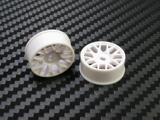 PN Racing Machine Cut BBS Front Wheels F3 White (1 pair) AWD