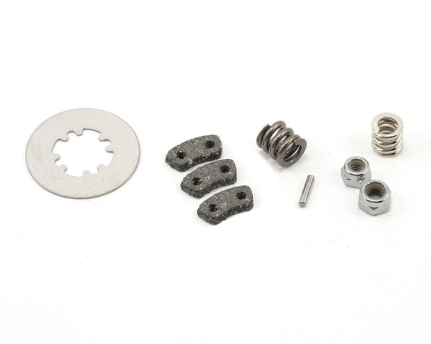 Rebuild kit, slipper clutch (steel disc/ friction pads (3)/ spring (2)/ pin/ 4.0mm NL (1)/ 5.0mm NL (1))