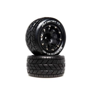 Bandito MT Belted 2.8 Mounted F/R .5 Offset (Black) (2)