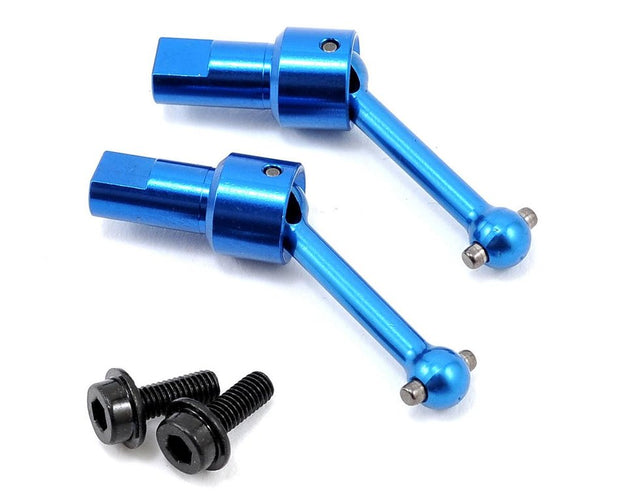 Traxxas LaTrax Aluminum Driveshaft Assembly (Blue) (2)