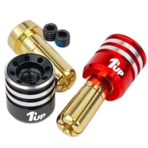 1up Racing 5mm Heatsink Bullet Plugs