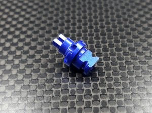 7075 alum. Central spur adaptor (98mm)