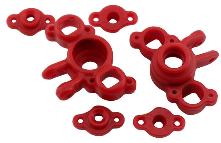 RPM Red Axle Carriers for TRAXXAS 1/16th scale revo