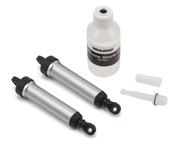 Traxxas 134mm Unlimited Desert Racer Front Aluminum GTR Shocks (2) (Silver)