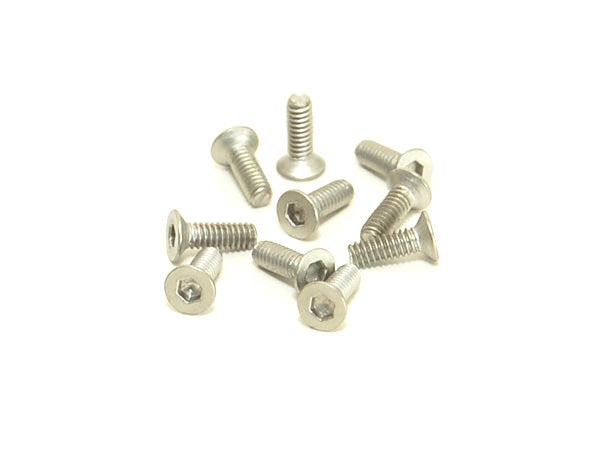 PN Racing Titanium Conuntersunk Head Hex Machine Screw M2x4  (10pcs)