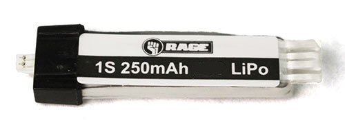 Rage 1S 3.7V 250mAh LiPo Battery