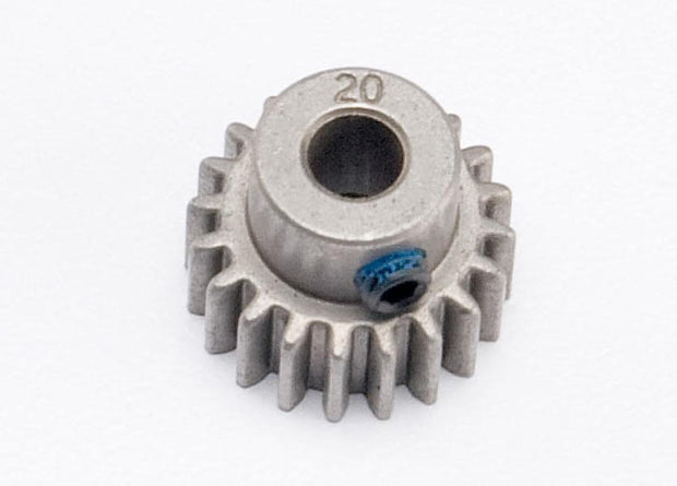 Gear, 20-T pinion (0.8 metric pitch, compatible with 32-pitch)(fits 5mm shaft)/ set screw