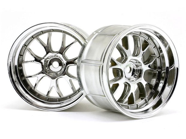HPI LP35 LM-R Chrome Wheels (35mm 9mm offset 1 pair)