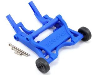 Wheelie bar, assembled (blue) (fits Slash, Stampede®, Rustler®, Bandit series)