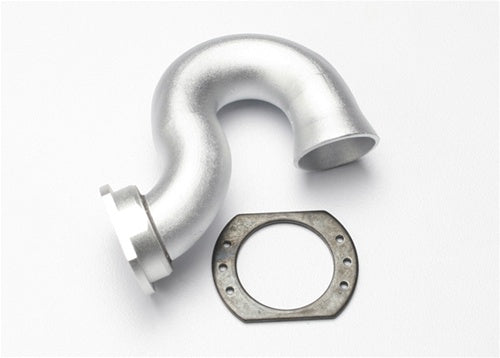 Exhaust Header Aluminum Silver