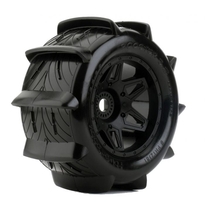 Powerhobby Paddle Belted Tires 17mm