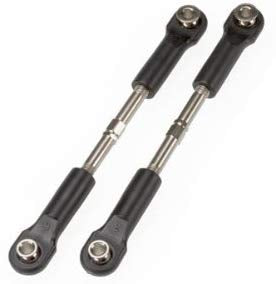 Turnbuckles, toe link, 61mm (96mm center to center) (2) (assembled with rod ends and hollow balls) (fits Stampede®)