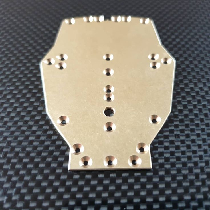 Race-Factor LR-Tuning messing 1.2mm Brass Chassis GLR 98mm