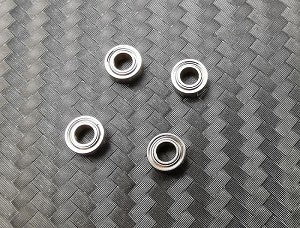PN Racing ABEC7 Ceramic Shield hub dry ball bearing  2x6x2.5mm (4pcs)