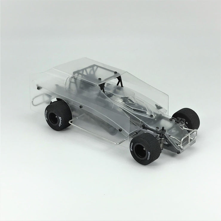 1RC Racing 1/18 Scale Dirt Modified Car RTR (Clear)