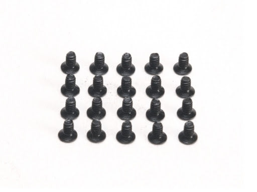 PN Racing Mini-Z Carbon Slip Rings M1.6x3 screw set (20pcs)