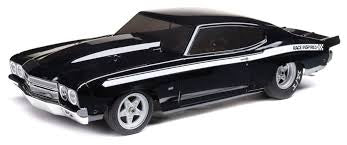 Losi No Prep Drag 70 mini Chevelle black RTR 1/16 scale