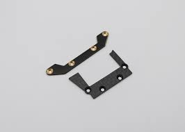 REFLEX Racing RX28 OPTION REAR BRASS/CF LOWER POD PLATE