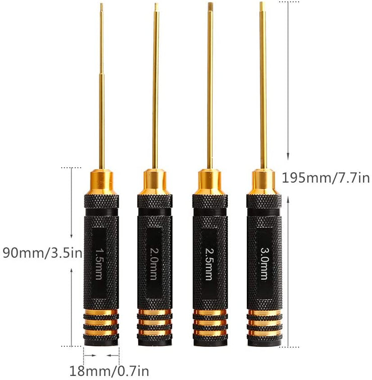 titanium Hex nut driver set