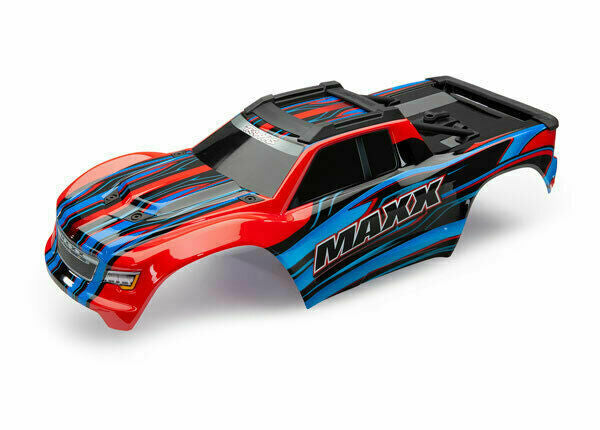 TRAXXAS Maxx Body Red/Blue w/Decal