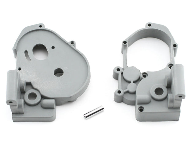 Gearbox halves (l&r) (grey) w/ idler gear shaft 3691A