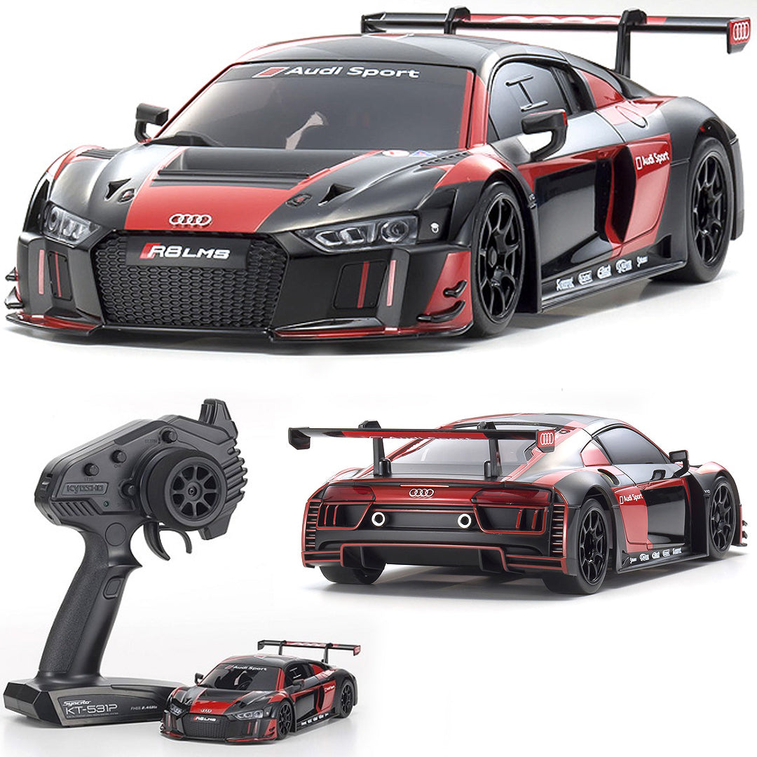 Kyosho Mini-Z Audi R8 LMS 2016 ブラック/レッド Kyosho Mini-Z MR-03W-MM Audi R8 LMS 2016 Body (Black/Red