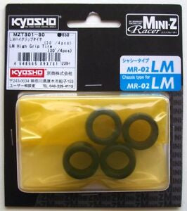 Kyosho Mini-z LM High Grip Tires MZT301-30 (4pcs)