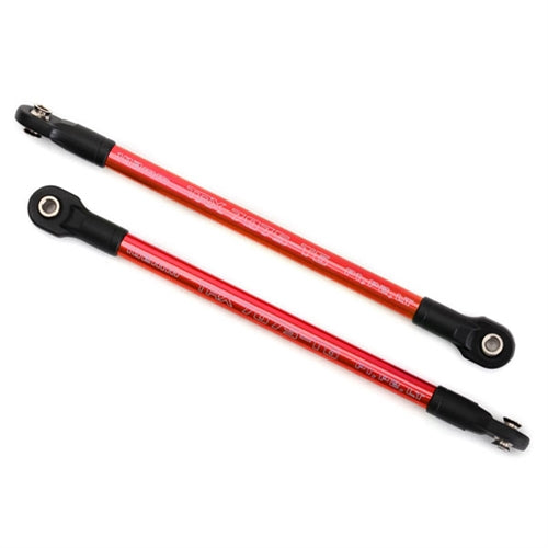 Push rods, aluminum (red-anodized) (2) (assembled with rod ends)