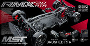 MST RMX 2.0 2WD Brushless RTR Drift Car w/Body S15 (Silver)