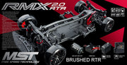 MST RMX 2.0 2WD Brushless RTR Drift Car w/Body R34 GT-R (Blue)