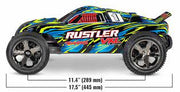 Traxxas Rustler VXL BRUSHLESS 2WD (Yellow)
