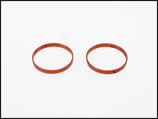 PN Racing Mini-Z Wheel Outer Lip for Front Wheel (2pcs Orange)