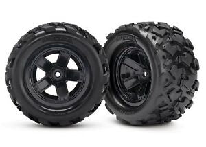 Tires & wheels, assembled, glued (Teton 5-spoke wheels, Teton tires) (2)