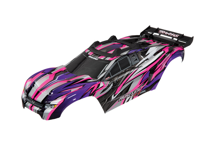 Traxxas Rustler 4X4 VXL Pre-Painted Body w/Clipless Mounting (Pink)
