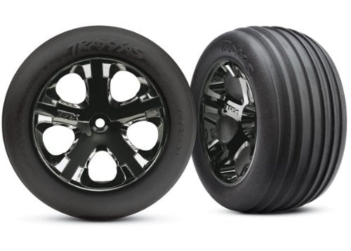 T&W All star BLk Chrm/Ribbd tires