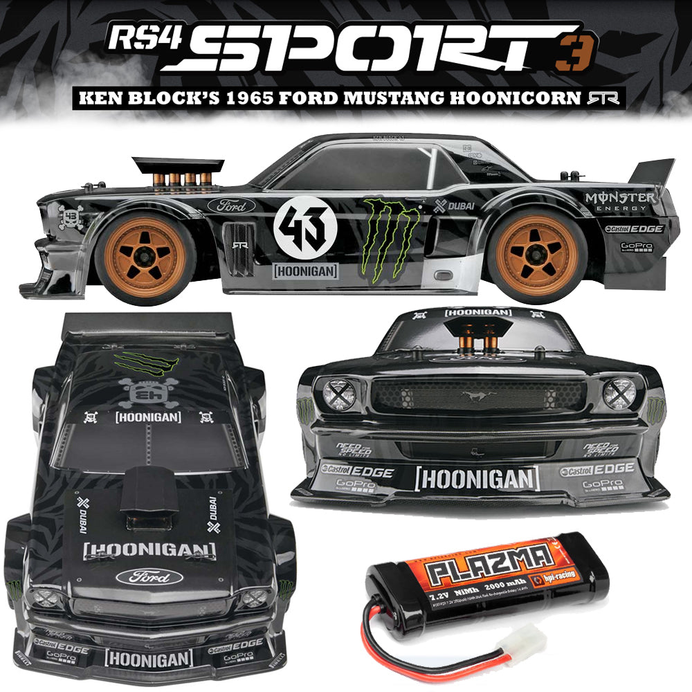 HPI-Racing RS4 SPORT3 KEN BLOCK'S 1965 FORD MUSTANG HOONICORN (RTR