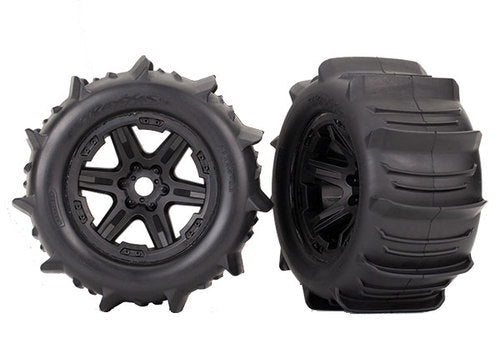 T&W PADDLE TIRE/BLKWHEEL TSM E-Revo