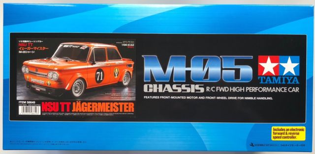 Tamiya RC NSU TT Jagermeister M-05 FWD Kit – Park Lane Hobbies Tamiya RC NSU TT Jagermeister M-05 FWD Kit – Park Lane Hobbies