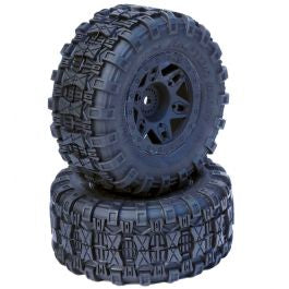 Powerhobby 1/10 SC Belted Tires 12mm Slash 4WD F/B 2wd rear