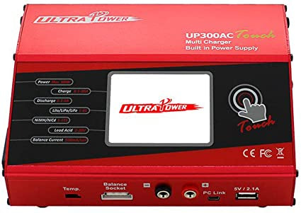 Ultra Power 300W 20A  Charger Touch 1-6S Lipo