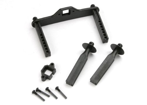 Body mount posts, front (2)/ body mount, rear/ body mount screw pins (4)
