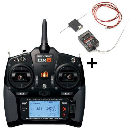 SPEKTRUM DX6 Radio DSM Includes AR6600T Receiver