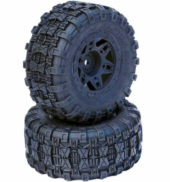 Powerhobby 1/10 SC Belted Tires 12mm Slash 4WD F/R 4WD
