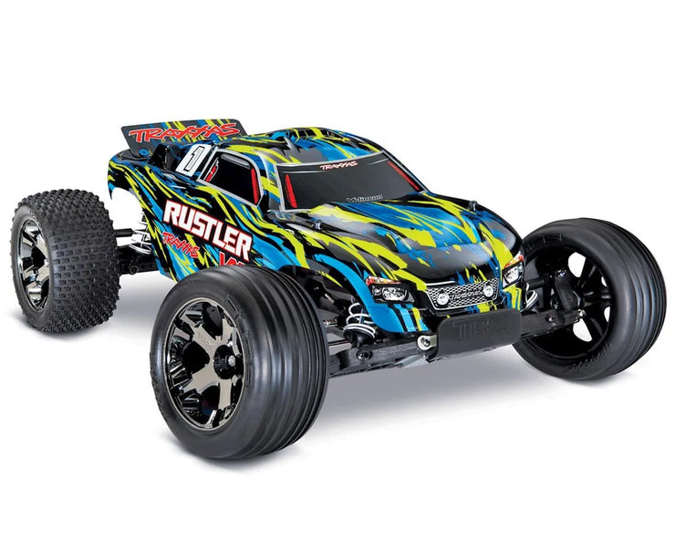 Traxxas Rustler VXL Brushless 1/10 RTR Stadium Truck (Yellow) w/TQi 2.4GHz Radio & TSM